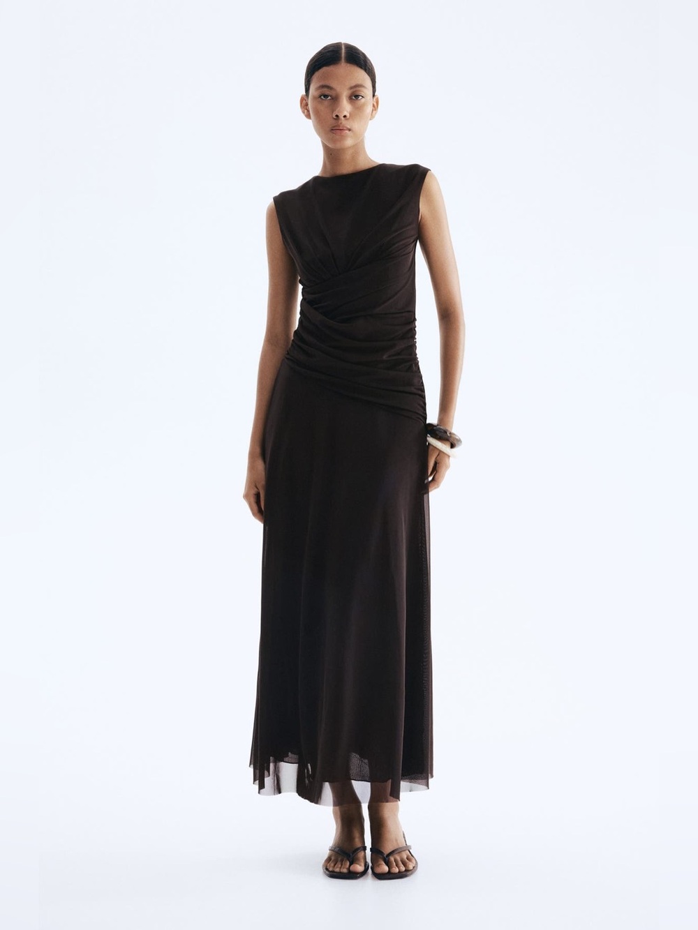 H&M maxi mesh dress size S